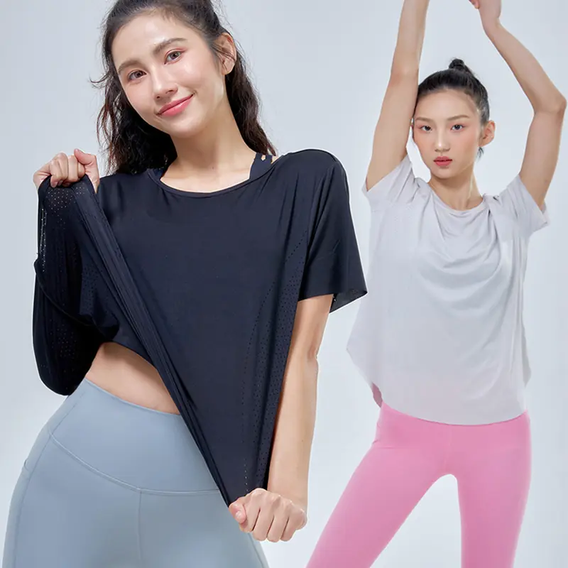 레이저 펀칭 오버핏 티셔츠 1종 009